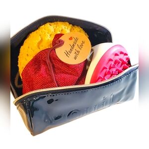 LANCÔME Glossy Navy Blue Oui! Toiletry/Makeup Case